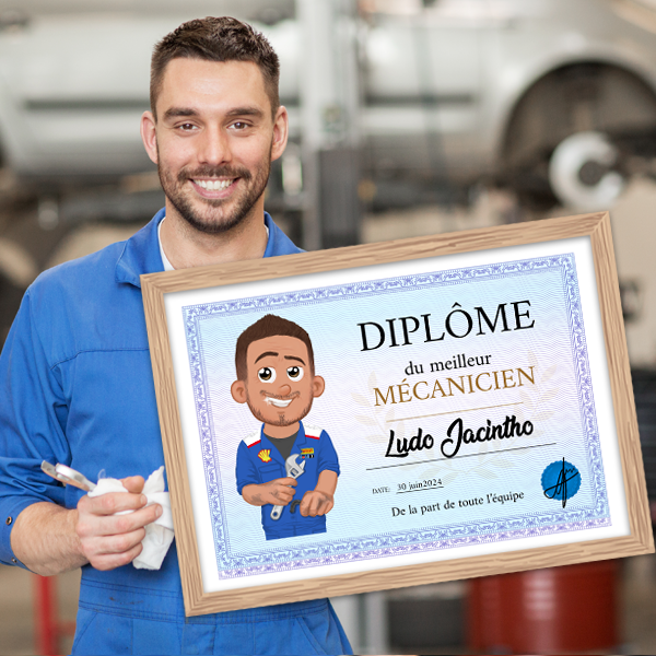 diplôme du meilleur mécanicien, auto, mécanicienne moto, mécano