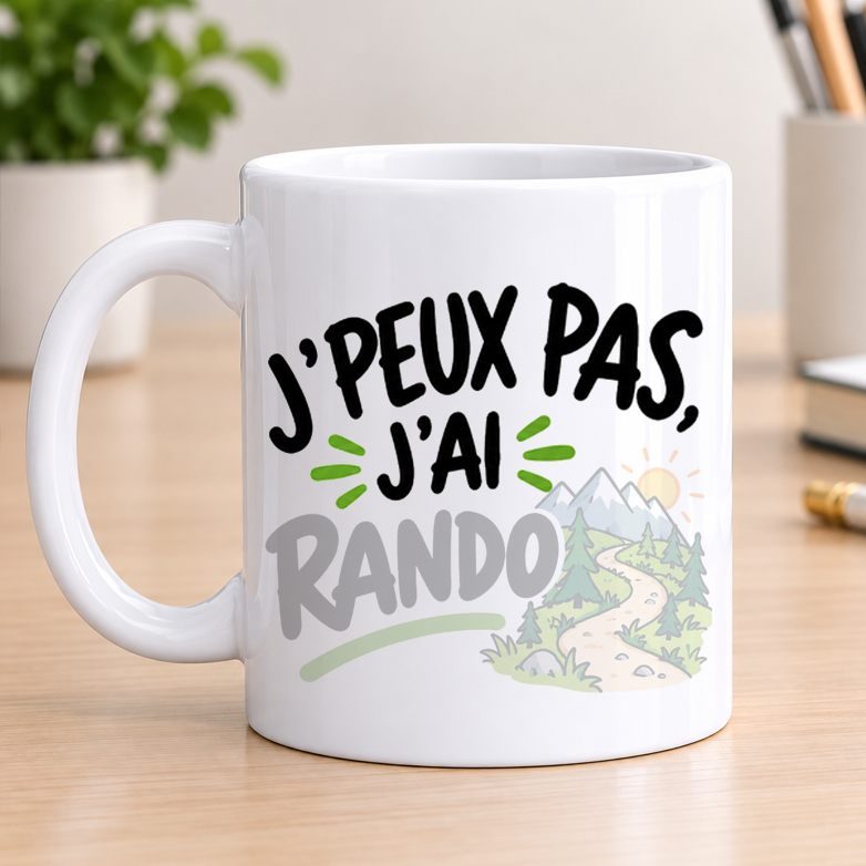Mug personnalisé avec illustration — J’peux pas