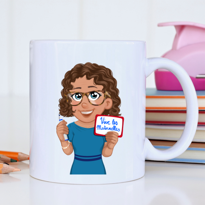 mug professeur des écoles personnalisé